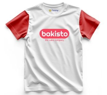 Bakisto Logo Printed – Bakery Staff T-Shirts CBBS07