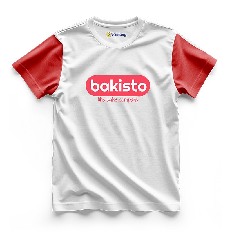 Bakisto Logo Printed - Bakery Staff T-Shirts CBBS07