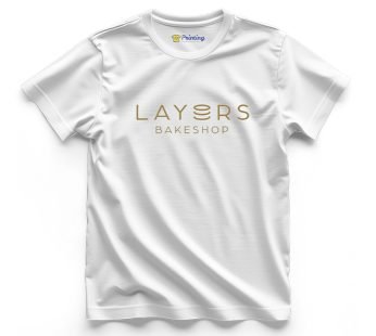 Layers Logo Printed – Bakery Staff T-Shirts CBBS09