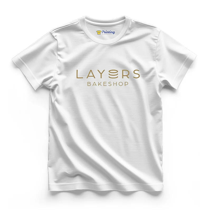 Layers Logo Printed - Bakery Staff T-Shirts CBBS09