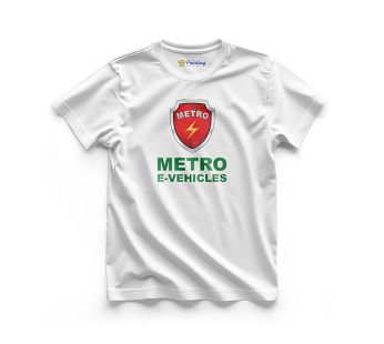 Metro E-Vehicles Logo Printed – Bike Manufacturing Company T-Shirts CBBM06