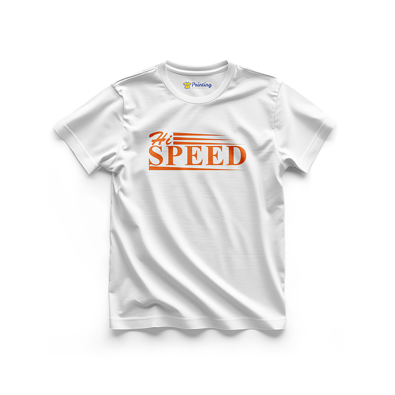 Hi Speed Logo Printed - Bike Manufacturing Company T-Shirts CBBM09