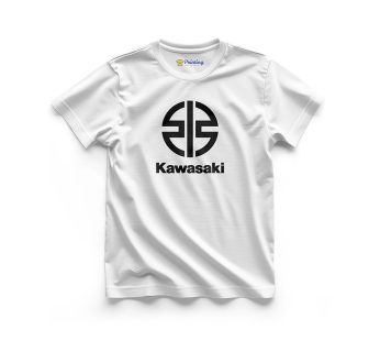Kawasaki Logo Printed – Bike Manufacturing Company T-Shirts CBBM18