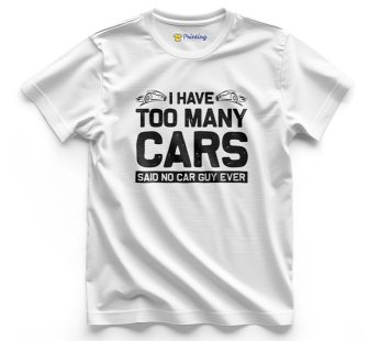 Car Lovers Clipart Printed T-Shirts LPCL07