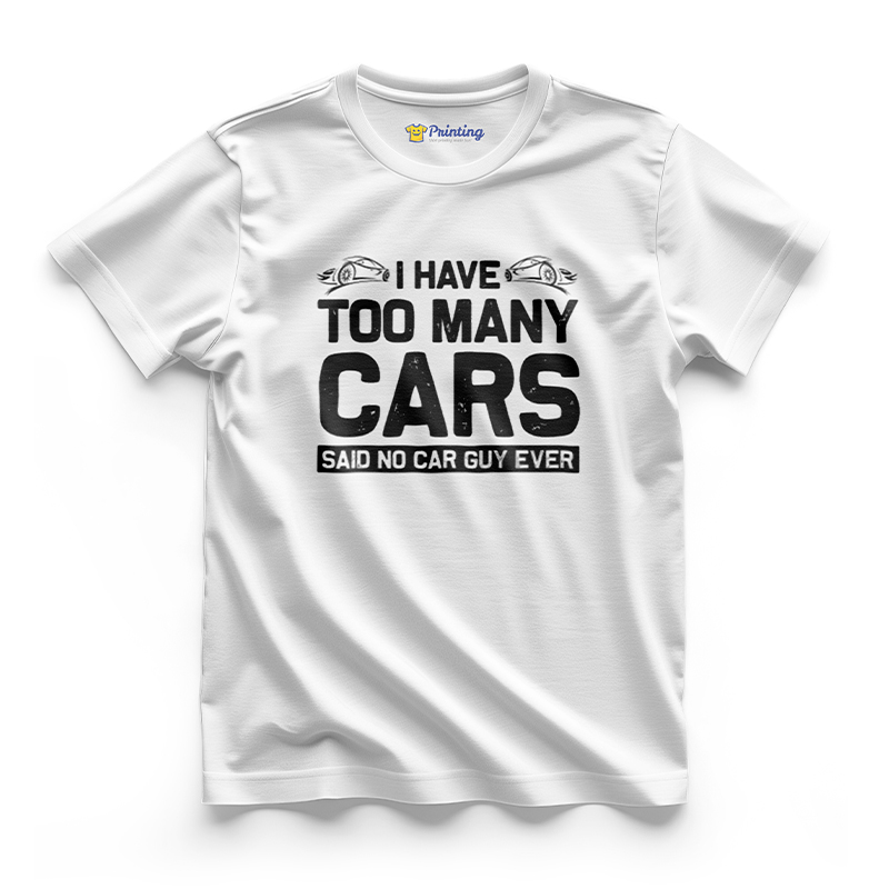 Car Lovers Clipart Printed T-Shirts LPCL07