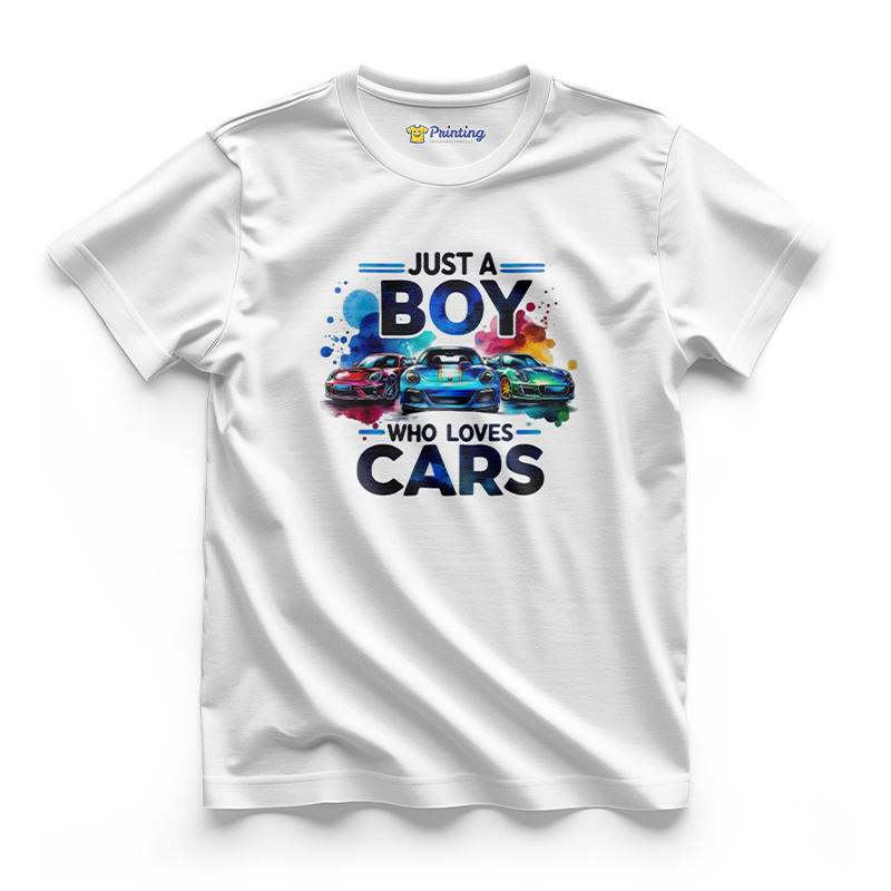 Car Lovers Clipart Printed T-Shirts LPCL08