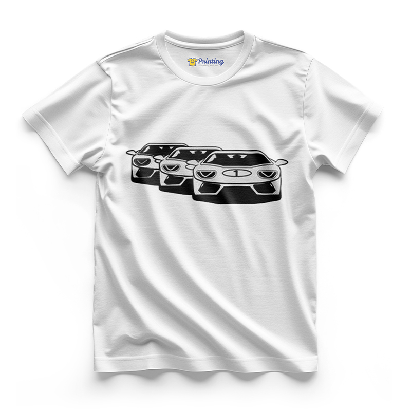 Car Lovers Vector Printed T-Shirts LPCL12