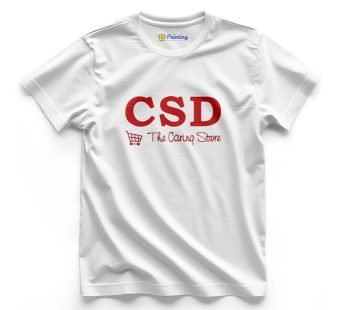 CSD Logo Printed Staff T-Shirts CBCC17
