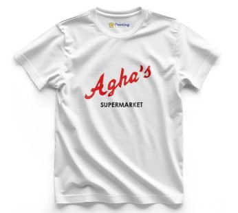Agha’s Supermarket Logo Printed Staff T-Shirts CBCC20