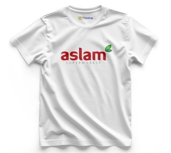 Aslam Cash & Carry Logo Printed Staff T-Shirts CBCC21