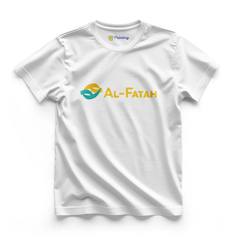 Al - Fatah Logo Printed Staff T-Shirts CBCC05
