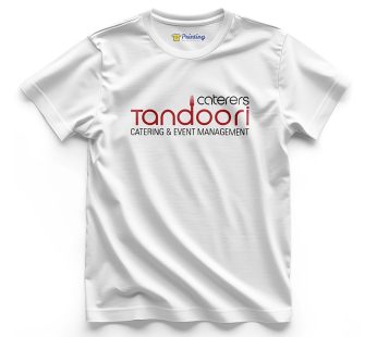 Tandoori Caterers Logo Printed – Catering Services Staff T-Shirts CBCS10