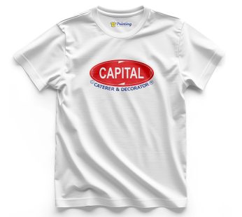 CAPITAL Logo Printed – Catering Services Staff T-Shirts CBCS12