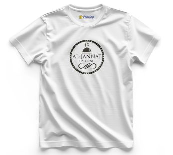 Al- Jannat Logo Printed – Catering Services Staff T-Shirts CBCS15