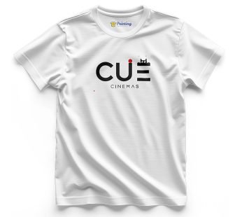 CUE Logo Printed – Cinema Staff T-Shirts CBCS03