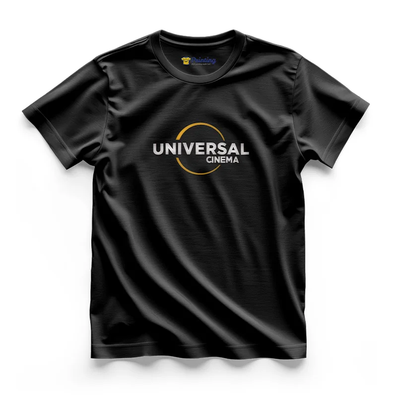 Universal Cinema Logo Printed - Cinema Staff T-Shirts CBCS04