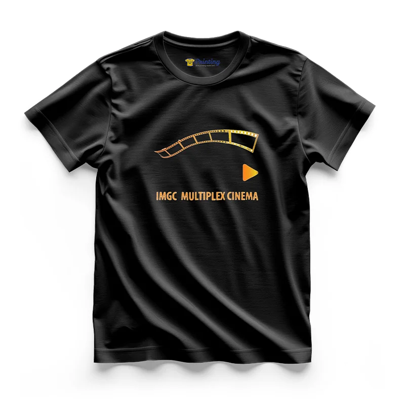 IMGC Multiplex Cinema Logo Printed - Cinema Staff T-Shirts CBCS06