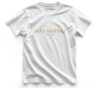 Sana Safinaz Logo Printed – Clothing Brand Staff T-Shirts CBCB02