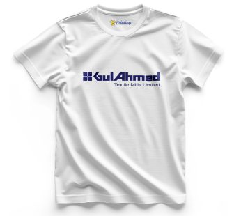 Gul Ahmed Logo Printed – Clothing Brand Staff T-Shirts CBCB03