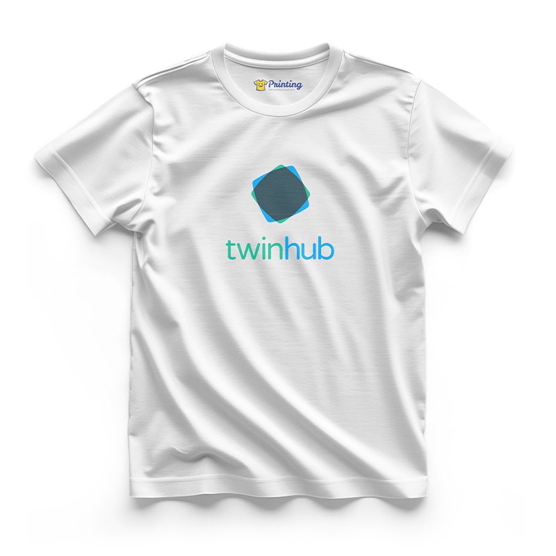 Twin Hub Logo Printed - Coworking Space T-Shirts CBCS04