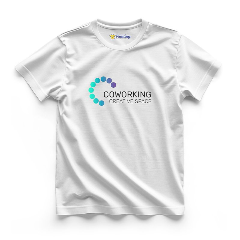 Coworking Creative Space Logo Printed - Coworking Space T-Shirts CBCS06