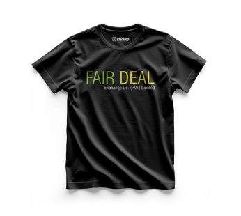 Fair Deal Logo Printed – Currency Exchange Company T-Shirts CBCE08