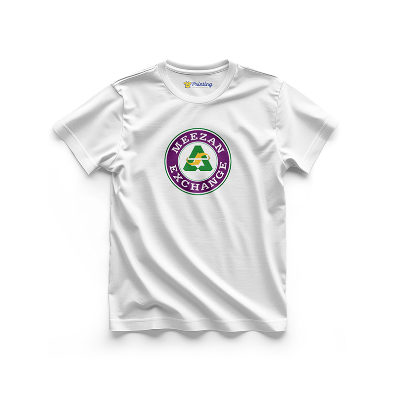 Meezan Logo Printed - Currency Exchange Company T-Shirts CBCE10