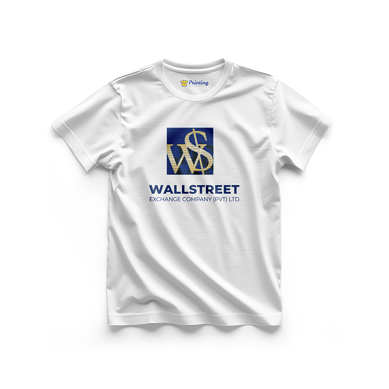 Wall Street Logo Printed - Currency Exchange Company T-Shirts CBCE11