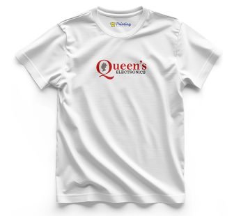 Queen’s Logo Printed – Electronic Store Staff T-Shirts CBES01