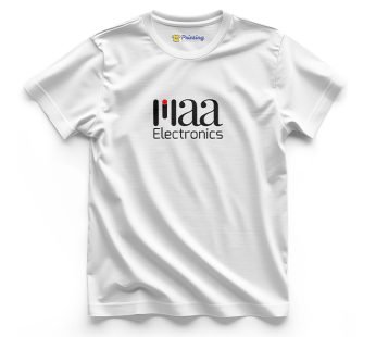 Maa Electronics Logo Printed – Electronic Store Staff T-Shirts CBES10