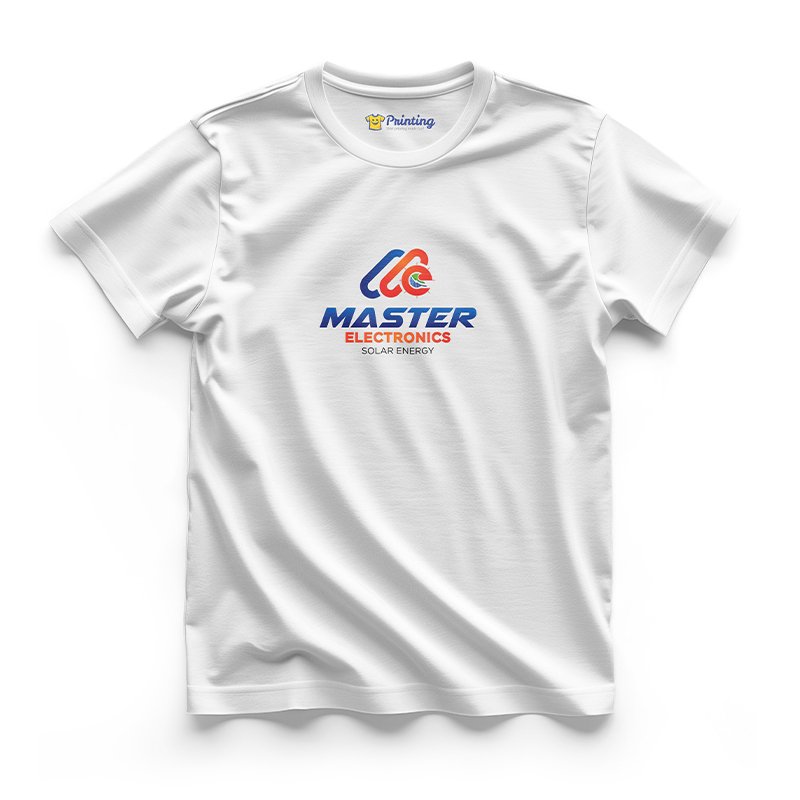 Master Logo Printed - Electronic Store Staff T-Shirts CBES15