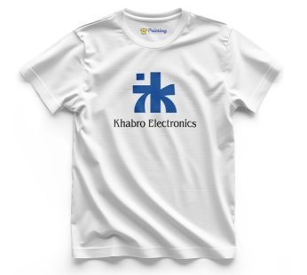 Khabro Logo Printed – Electronic Store Staff T-Shirts CBES03