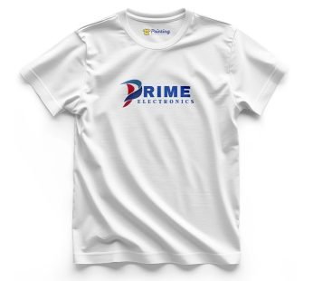 Prime Logo Printed – Electronic Store Staff T-Shirts CBES04
