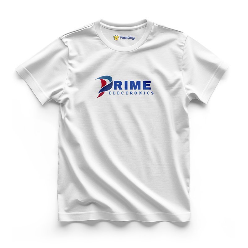 Prime Logo Printed - Electronic Store Staff T-Shirts CBES04