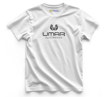 Umar Logo Printed – Electronic Store Staff T-Shirts CBES09