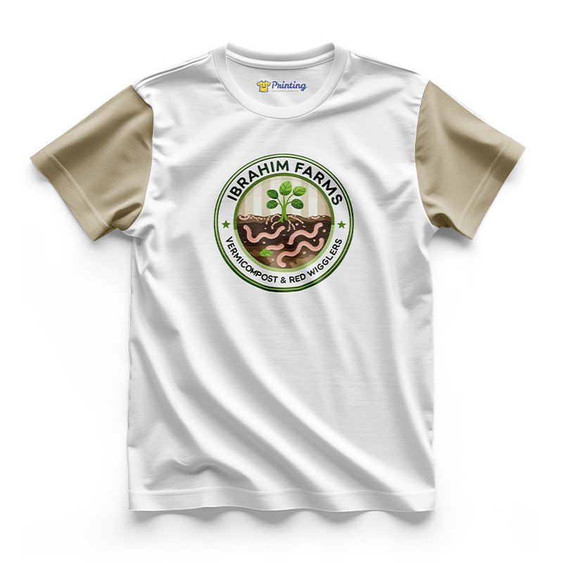 Ibrahim Farms Company Logo Printed T-Shirts CBFC12