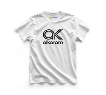 Alkaram Logo Printed – Garments Factory Staff T-Shirts CBGF01