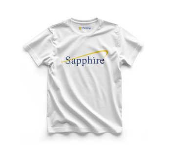 Sapphire Logo Printed – Garments Factory Staff T-Shirts CBGF02