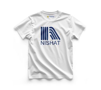 NISHAT Logo Printed – Garments Factory Staff T-Shirts CBGF11