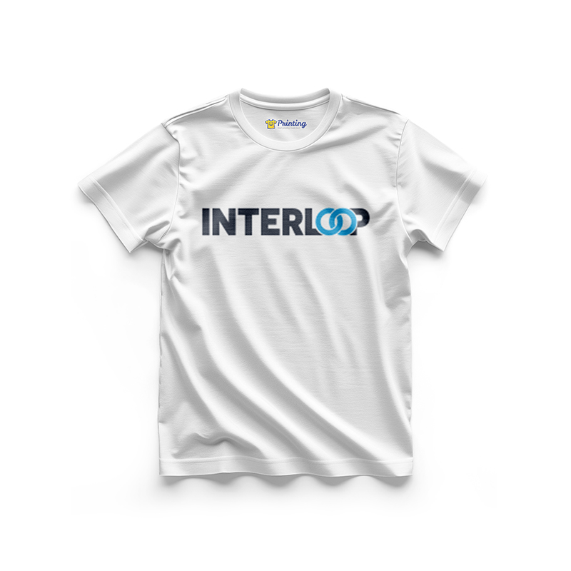 INTERLOOP Logo Printed - Garments Factory Staff T-Shirts CBGF12