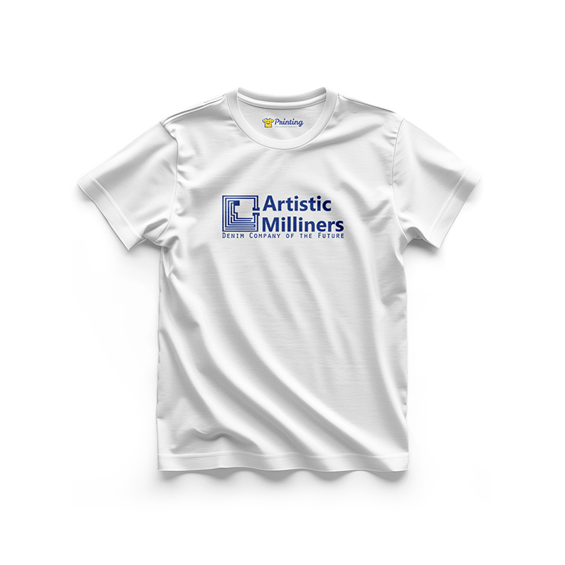 Artistic Milliners Logo Printed - Garments Factory Staff T-Shirts CBGF15