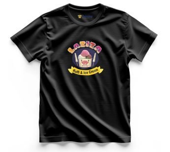 Laziza Logo Printed – Ice Cream Shop T-Shirts CBIC10