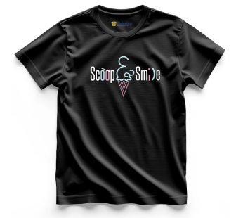 Scoop Smile Logo Printed – Ice Cream Shop T-Shirts CBIC13