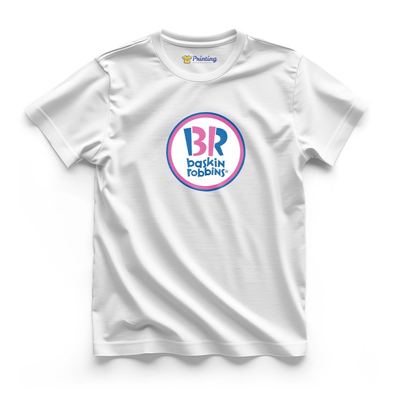Baskin Robbins Logo Printed - Ice Cream Shop T-Shirts CBIC18