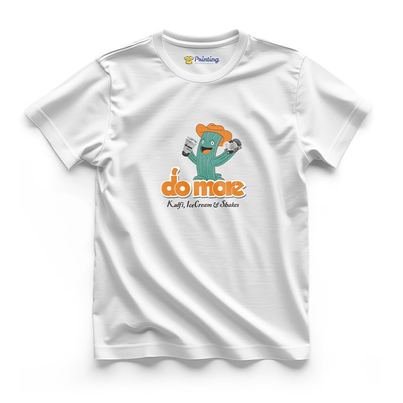 Do More Logo Printed - Ice Cream Shop T-Shirts CBIC02