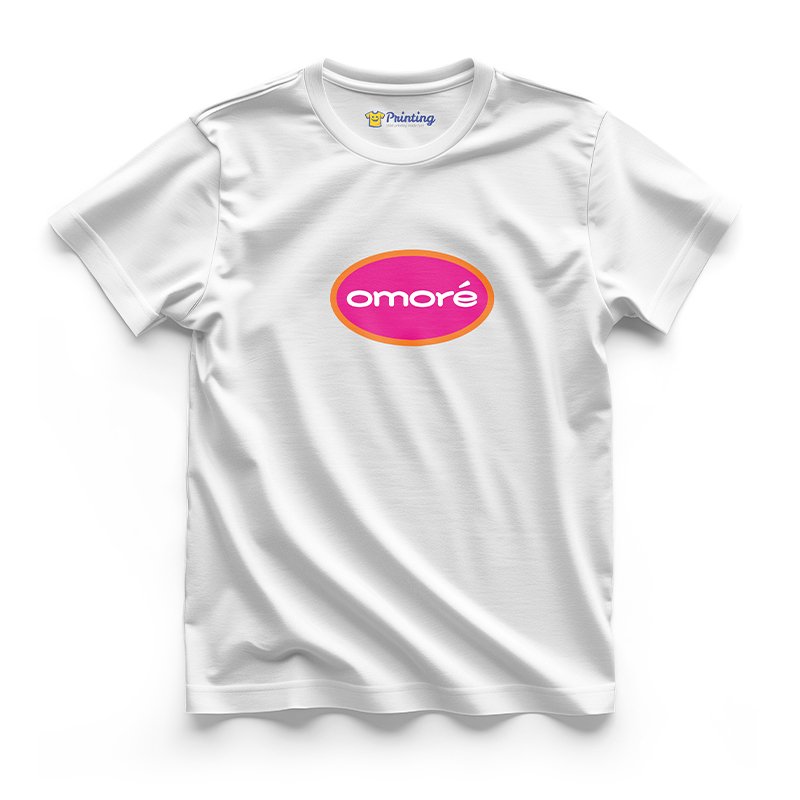 Omore Logo Printed - Ice Cream Shop T-Shirts CBIC23