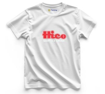 Hico Logo Printed – Ice Cream Shop T-Shirts CBIC24