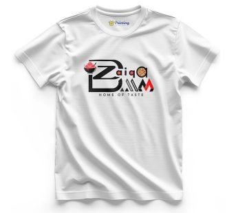 Zaiqa Logo Printed – Ice Cream Shop T-Shirts CBIC03