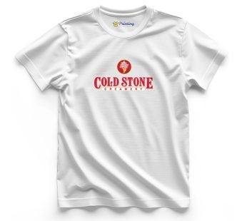 Cold Stone Logo Printed – Ice Cream Shop T-Shirts CBIC05