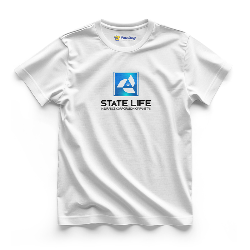 State Life Logo Printed - Insurance Company T-Shirts CBIC03